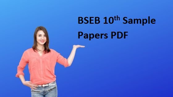 BSEB 10th Sample Papers PDF