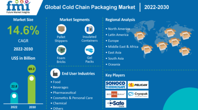 Cold Chain Packaging Market is Set to Continue to Expand at a CAGR of 14.8% Between 2023 and 2033 | Future Market Insights, Inc.